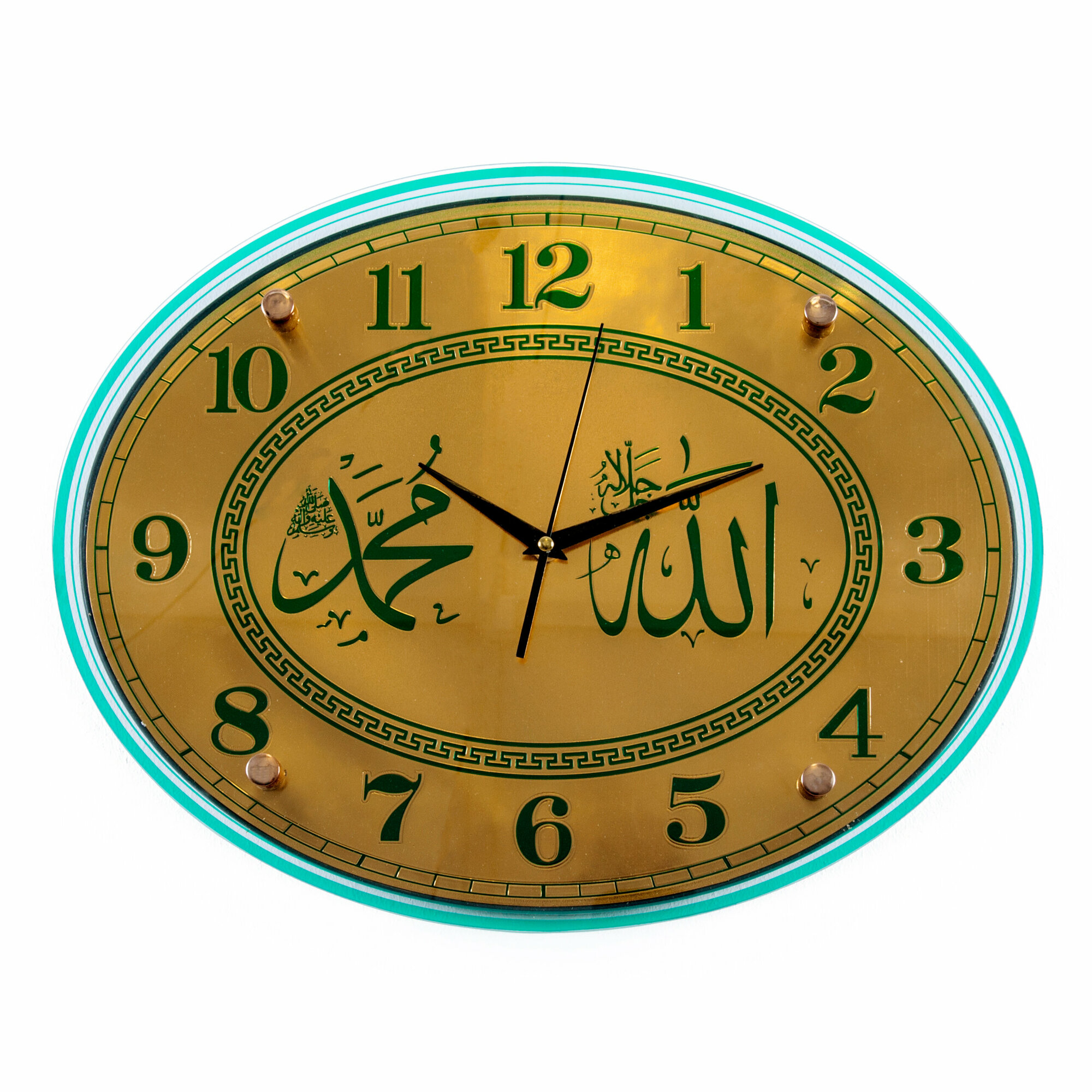 Часы настенные мусульманские "аллах "Мухаммад"