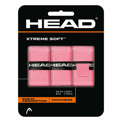 Обмотки HEAD Xtreme Soft 3шт Розовый 285104-PK