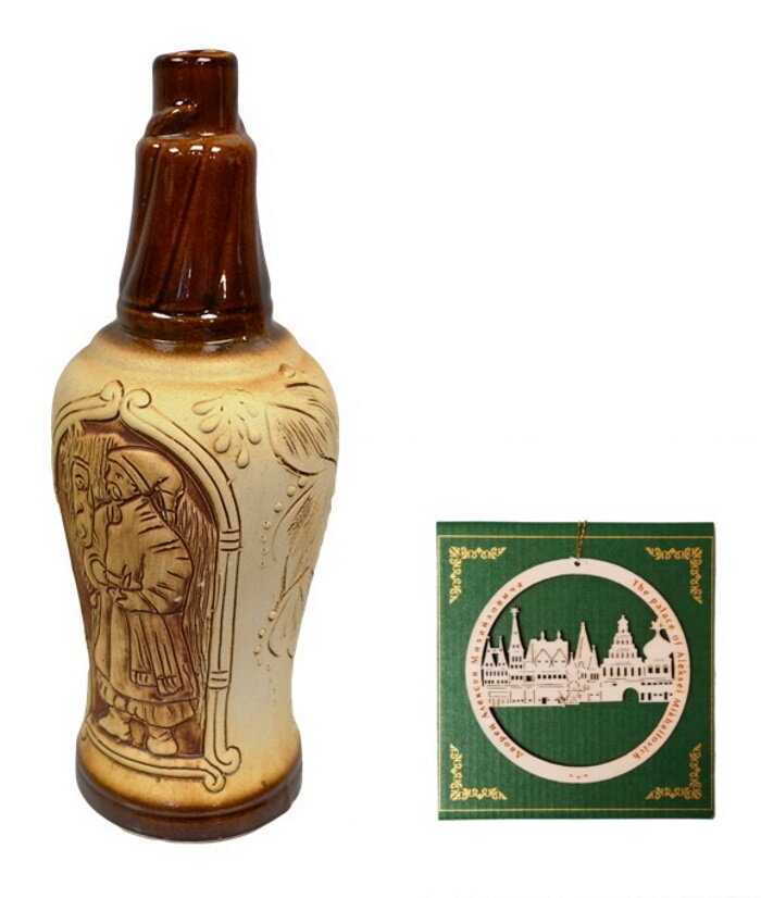 Бутыль декоративный "Гетьман" + сувенирное украшение