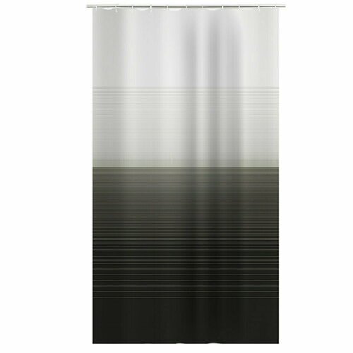 Занавеска для ванной Градиент черный 3197₽