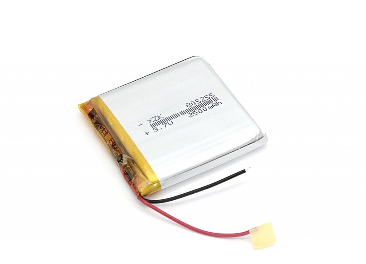 Аккумулятор Li-Pol (батарея) 8x52x55mm 2pin 3.7V/2500mAh