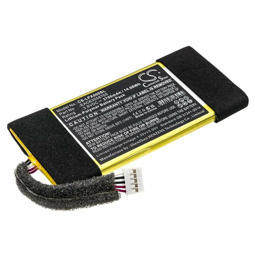 Аккумуляторная батарея CameronSino CS-LPX500SL для акустики LG XBOOM Go PL5 (EAC63558705) 3700mAh