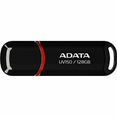 Флеш-память A-DATA UV150 128Gb/USB 3.2/Черный (AUV150-128G-RBK)