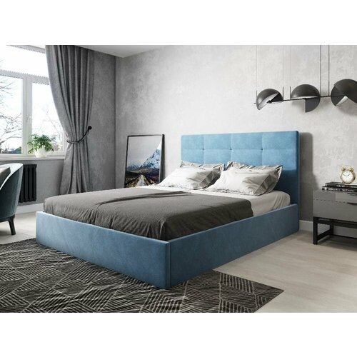 Велюр Синий