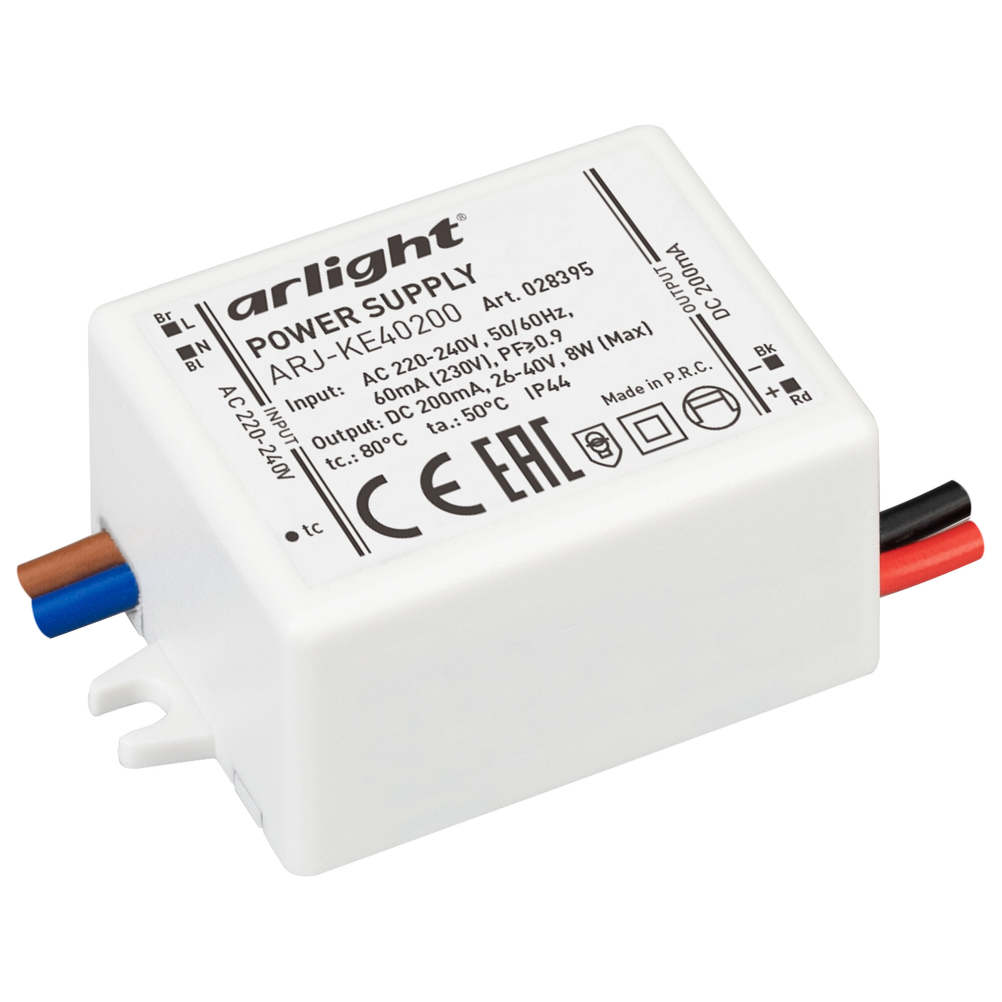 Драйвер Arlight ARJ-SP-20-PFC-Dali2 26-40V 8W IP20 0,2A / - фото №1
