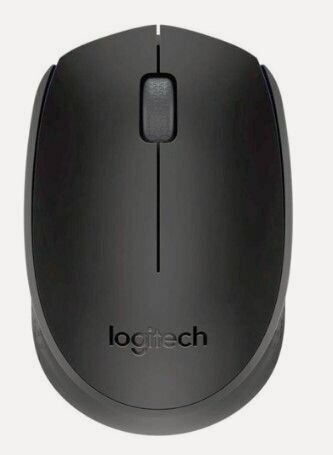 Изображение товара Мышь беспроводная Logitech M171 Black черная, оптическая, 1000dpi, 2.4 GHz, USB-ресивер