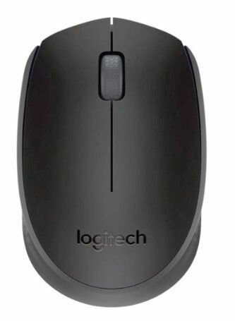 Мышь беспроводная Logitech M171 Black черная, оптическая, 1000dpi, 2.4 GHz, USB-ресивер