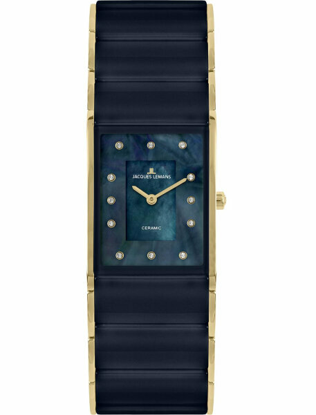 Наручные часы JACQUES LEMANS Dublin Наручные часы Jacques Lemans 1-1940L, золотой, синий
