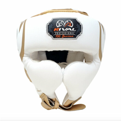 Шлем боксерский RIVAL RHG100 PROFESSIONAL HEADGEAR, размер L, белый шлем боксерский rival rhg30 mexican training headgear размер l белый