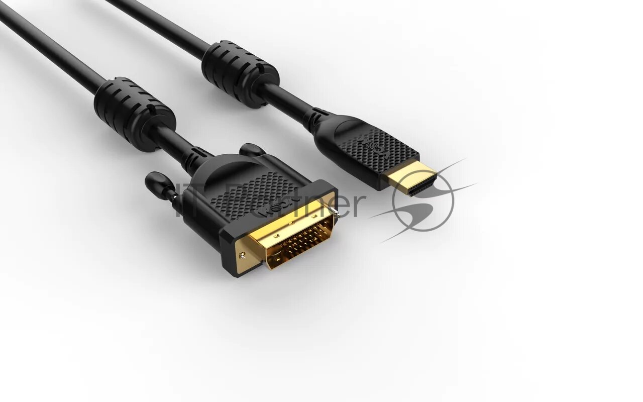 Кабель HDMI-DVI 1.8M CG484GD-1.8M VCOM VCOM Telecom - фото №15