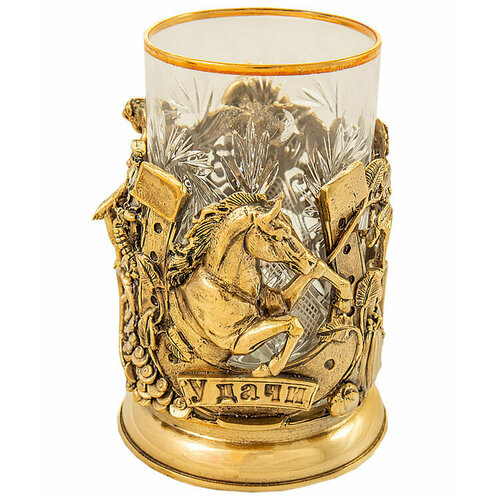 Подстаканник латунный 