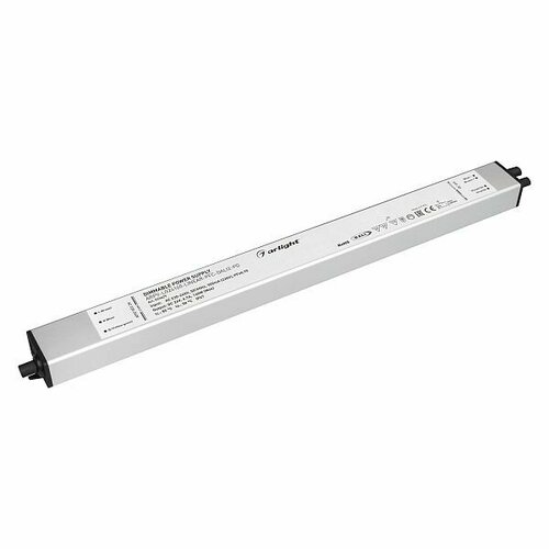 блок питания arpv lg24160 linear pfc 24v 6 7a 160w arlight ip67 металл Блок питания Arlight ARPV-LG24160-Linear-PFC-Dali2-PD 24V 160W IP67 6,7A 033429