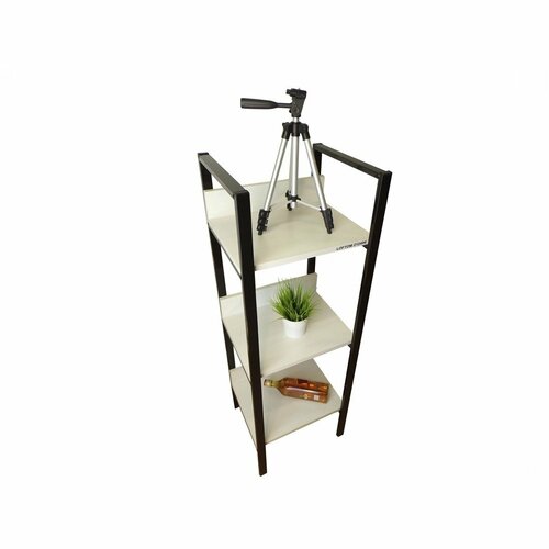 Стеллаж 3 полки, черный 