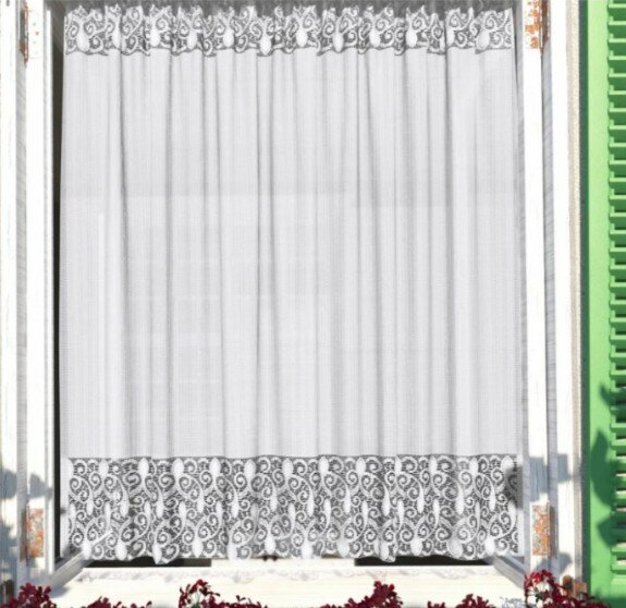 фото Занавеска (белый ; 1,70 м*1.55 м ; 1 ; Р. Д84, 21С6620-Г50)