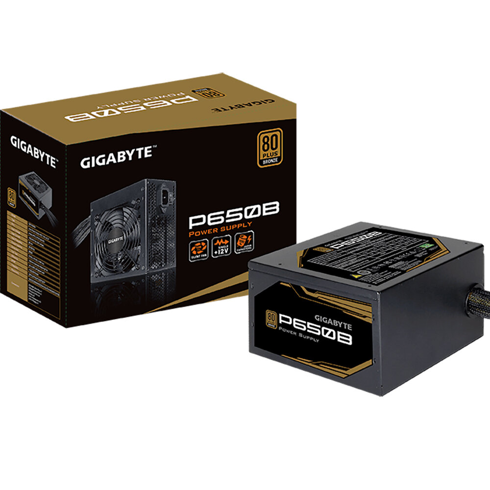 Блок питания GIGABYTE GP-P650B, 650Вт, 120мм, черный, retail [28200-p650b-1eur] - фото №15