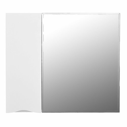 Зеркало-шкаф Loranto Santorini 80 800х140х700 левый, белый (CS00086971)
