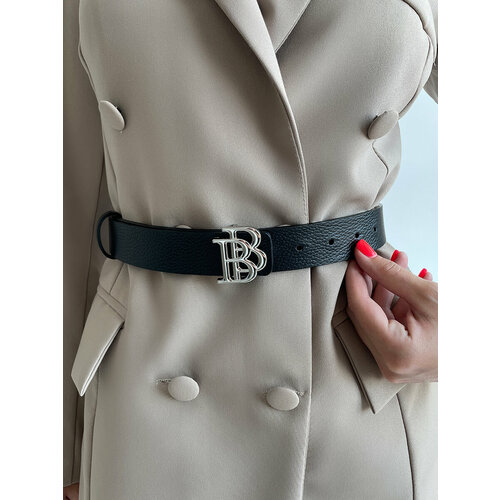 фото Ремень beautiful birds, размер 85, черный