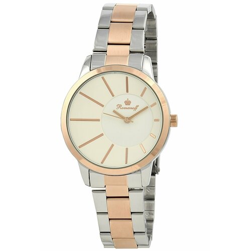 фото Наручные часы romanoff 7056t/tb1, серебряный, золотой