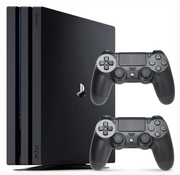 Игровая приставка Sony PlayStation 4 pro 1tb Black, ps4, 2 черных геймпада