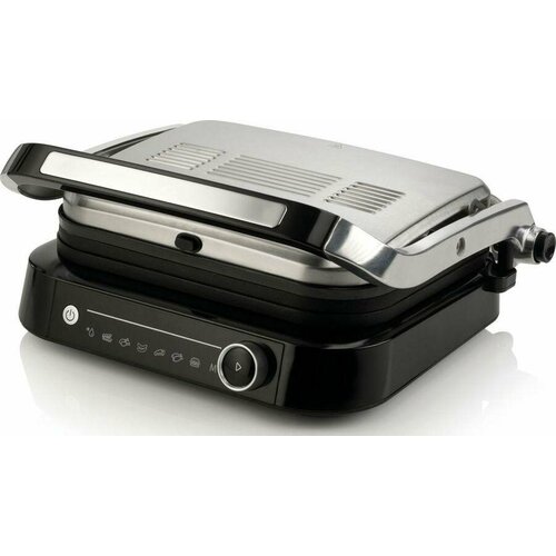 Электрогриль Gorenje GCG2100S серебристый чёрный 1533200₽
