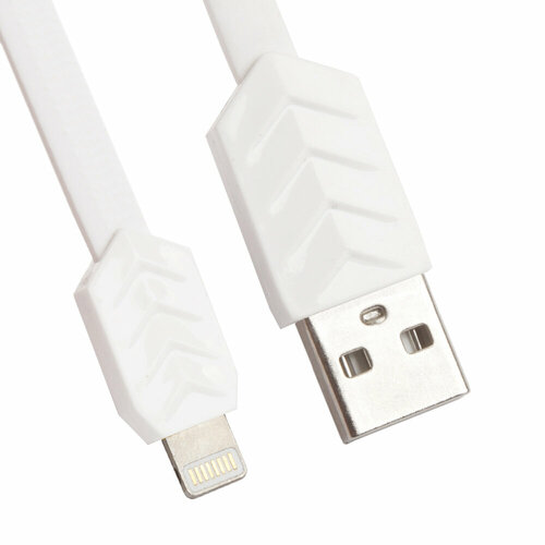 USB Дата-кабель REMAX Fishbone для Apple 8 pin белый usb дата кабель remax fishbone для apple 8 pin красный