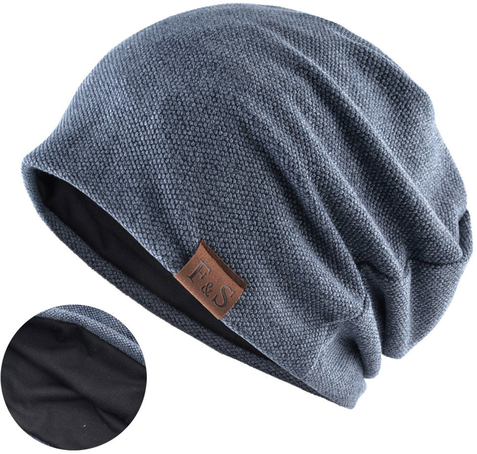 Skully_Hip Hop Casual Loose Men Knitted Pullover Hat