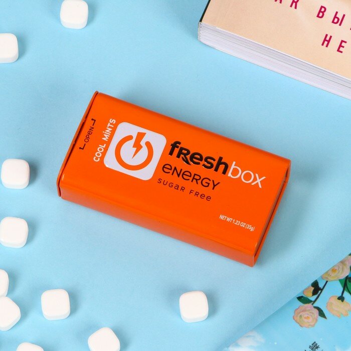 Драже освежающие "FRESHBOX" энерджи, 35 г