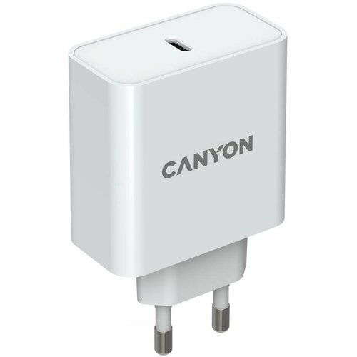 Зарядное устройство Canyon H-65 4.2А USB-C белый беспроводное зарядное устройство canyon ws 304 2а usb черный