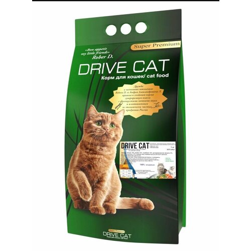 Сухой корм Drive Cat 4 вида рыбы (1 кг)