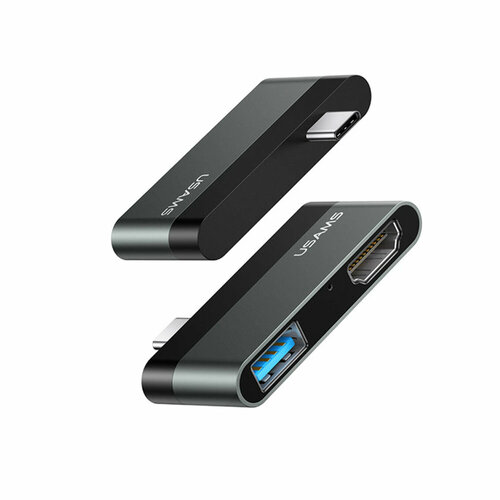 USB-концентратор Usams US-SJ578 5 в 1 цвет чёрный 243400₽