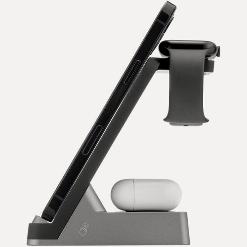 Изображение товара Беспроводное зарядное устройство Rocket RWL502BL30ST-AD. Stand, 30 Вт, черный