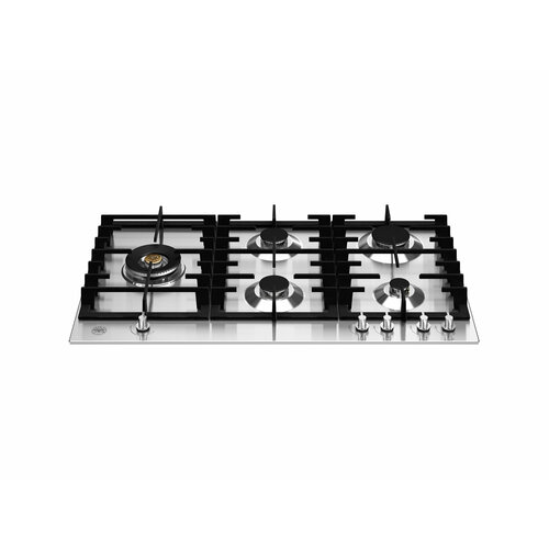 Газовая варочная панель Bertazzoni Modern (890х522) 5 конфорок (1 вок), нерж. сталь P905LMODX