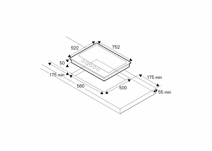 Встраиваемая газовая варочная панель Bertazzoni P755CPRONE - фотография № 5