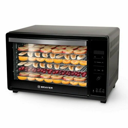 BRAYER Сушилки BR1905 Сушилка для овощей 650 Вт 8 поддон разм 377 26 см регул темп 1178100₽