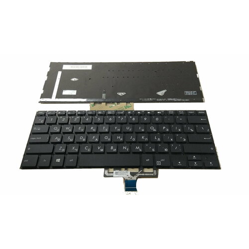 клавиатура для asus s533f черная с подсветкой p n nsk w45sb 01 9z ng060m801 0knb0 f124us00 Клавиатура для ноутбука Asus ZenBook Flip 14 UX461, UX461UN, UX461UA, UX461U черная, с подсветкой