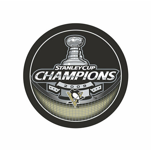 Шайба Rubena Pittsburgh Penguins Stanley Cup Champions 2009 шайба rubena pittsburgh penguins stanley cup champions 2017 фото