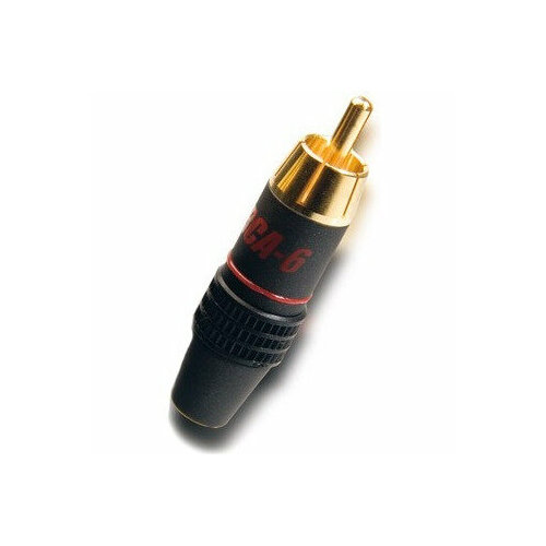 Разъем RCA (Папа) Supra RCA-6 Plug Red Bulk