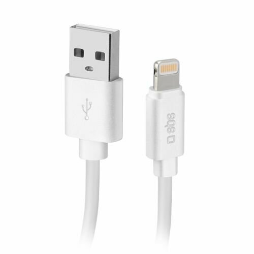 SBS Mobile Кабель Lightning USB Polo Collection 1 м, белый