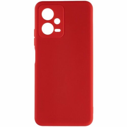 Силиконовый чехол Zibelino для Xiaomi Poco X5 5G Soft Matte, с микрофиброй, красный bricase гранатовый soft touch чехол класса прeмиyм для xiaomi redmi note 12 5g poco x5