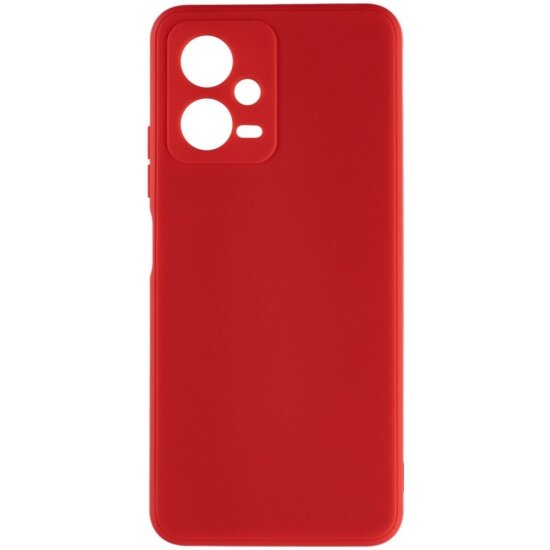 Силиконовый чехол Zibelino для Xiaomi Poco X5 5G Soft Matte, с микрофиброй, красный