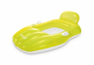 Матрас-лодка надувной INTEX CHILL &aposN FLOAT LOUNGES салатовый, 163*104 см int56805EU/салатовый