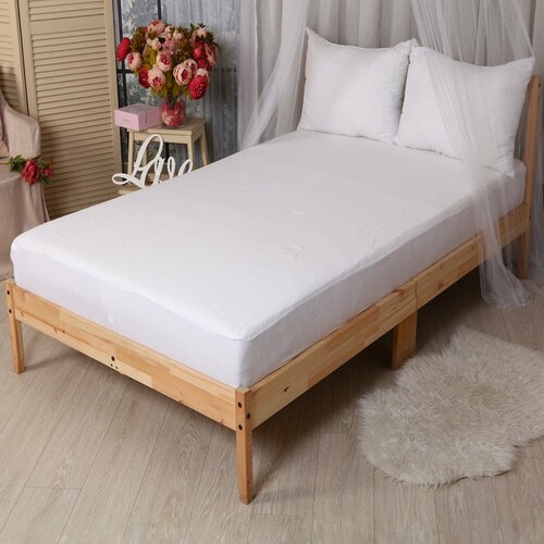 Наматрасник непромокаемый Бережный 90х20025 натяж мембрана хл80 пэ 20 1412₽