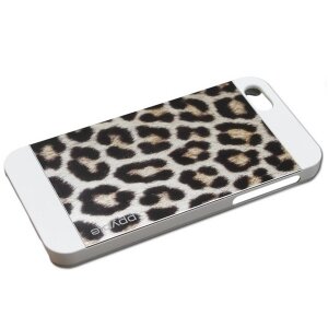 Чехол для iPhone 5/5S Ppyple Metal Jacket snow leopard white