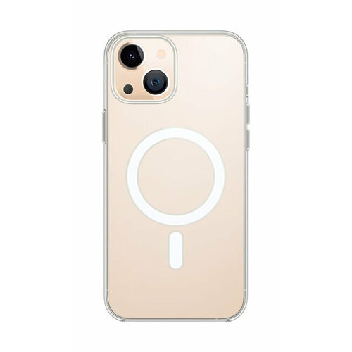 Чехол противоударный Devia Pure Clear Magnetic Shockproof Case для iPhone 13 (Цвет: Crystal Clear) ugreen clear case compatible with iphone 13 pro shockproof tpu