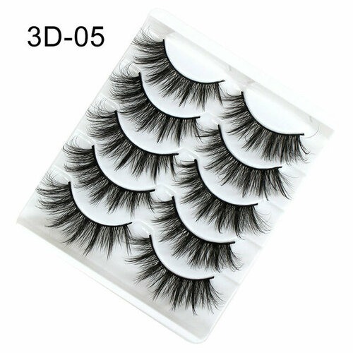 Накладные ресницы NAGARAKU 3D-05 huda beauty faux mink lash накладные ресницы jade