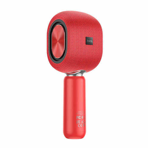 Микрофон динамический однонаправленный HOCO BK8 Cool пластик TWS AUX bluetooth 50 цвет красный 286500₽