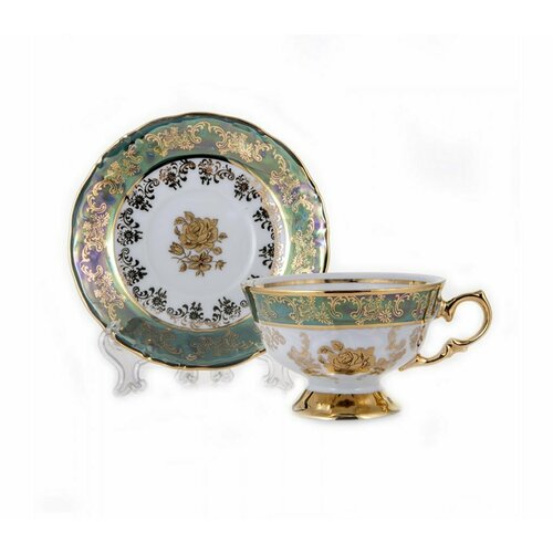 Набор для чая Роза зеленая Carlsbad на 6 персон 12960₽