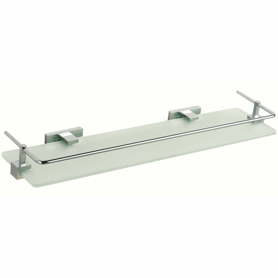 Полка стекло с ограничителем Classic Quadrate M019