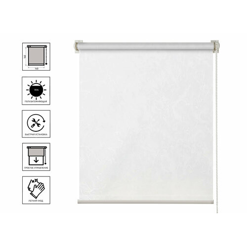 Рольштора Джерси (016.02) Белый 140х160