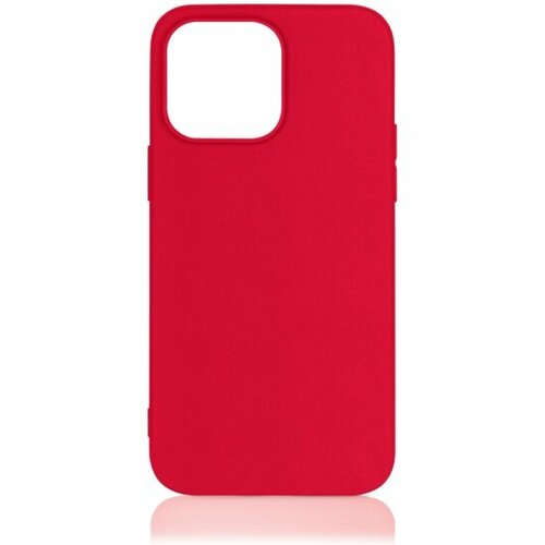 Силиконовый чехол DF для Apple iPhone 14, iCase-30, красный